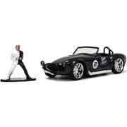 JADA33091 1/32 1965 シェルビー コブラ ブラック/ホワイト バットマン トゥーフェイス フィギュア付 [ダイキャストミニカー]