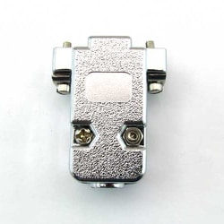 PH-09C-mm-5P [D-subカバー ミリネジ 9pin 銀 5個入]