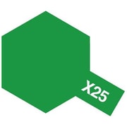 80025 タミヤ タミヤカラー エナメル塗料 X-25 クリヤーグリーン 10ml [プラモデル用塗料]