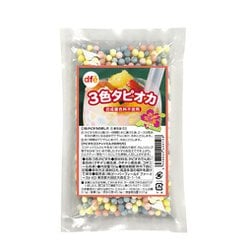 三色タピオカ（ピンク、青、黄色） 50g [加工食品]