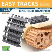 TR84007 1/48 WWII ドイツキングタイガー 鉄道輸送用 履帯パターン2 [1/48スケール プラモデルパーツ]
