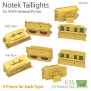 TR35102 1/35 WWII ドイツ軍用車用 車間表示灯セット [1/35スケール プラモデルパーツ]