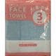 抗菌  ビーネカラー フェイスタオル  3枚入り BLUE FM436701