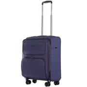 Bendigo Light+ 機内持込 大容量 ファスナータイプ/ 旅行目安:1泊~4泊 容量:40~46L 拡張機能 軽量 双輪キャスター 3-36-1039-55 ネイビー