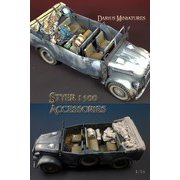 DA35006 1/35 WWII アクセサリー ドイツシュタイヤー1500用車載装備品セット [プラモデル用パーツ]