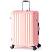 スーツケース デカかるEdge 拡張タイプ 旅行日数目安:5~7泊 70L/拡張時82L TSAロック搭載 ALI-088-24W コーラルピンク