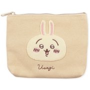 CKW-114 ちいかわ ティッシュポーチ ふわふわワッペン Ver. うさぎ [キャラクターグッズ]