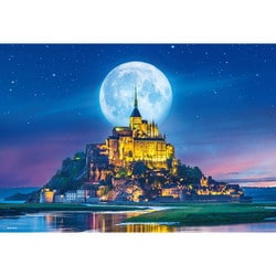 500S-013 世界風景 月夜のモン・サン・ミシェル [ジグソーパズル 500ピース]