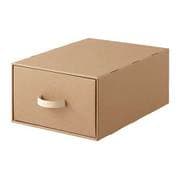 収納 ボックス ダンボール 引き出し 幅39×奥行53×高さ23cm ナチュラル M39 Reuse Dan Box シリーズ ND-9533