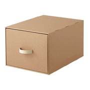 収納 ボックス ダンボール 引き出し 幅39×奥行53×高さ30cm ナチュラル L39 Reuse Dan Box シリーズ ND-9534