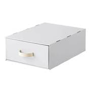 収納 ボックス ダンボール 引き出し 幅39×奥行53×高さ18cm ホワイト S39 Reuse Dan Box シリーズ ND-9538