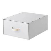 収納 ボックス ダンボール 引き出し 幅44×奥行53×高さ23cm ホワイト WM44 Reuse Dan Box シリーズ ND-9541