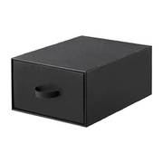 収納 ボックス ダンボール 引き出し 幅39×奥行53×高さ23cm ブラック M39 Reuse Dan Box シリーズ ND-9545
