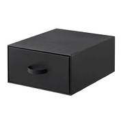 収納 ボックス ダンボール 引き出し 幅44×奥行53×高さ23cm ブラック WM44 Reuse Dan Box シリーズ ND-9547