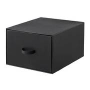 収納 ボックス ダンボール 引き出し 幅44×奥行53×高さ30cm ブラック WL44 Reuse Dan Box シリーズ ND-9548
