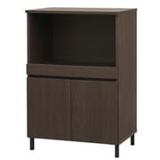 KCBL-590BT [キッチンキャビネット ウォールナット/ブラック お客様組立]