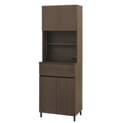 KCB-590H [キッチンキャビネット ウォールナット/ブラック お客様組立]