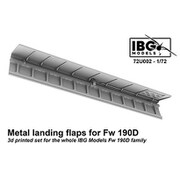 PBU7202 1/72 Fw190D系用 フラップ展開状態 3Dプリント IBG用（72U002） [プラモデル用パーツ]