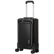 スーツケース FIT（フィット） 拡張タイプ 旅行日数目安：1～2泊 15L/拡張時35L TSAロック搭載 機内持ち込み可 静音ダブルキャスターフロントオープンキャリー ブラック 6031-47-BK