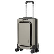 スーツケース FIT（フィット） 拡張タイプ 旅行日数目安：1～2泊 15L/拡張時35L TSAロック搭載 機内持ち込み可 静音ダブルキャスターフロントオープンキャリー ベージュ 6031-47-BE