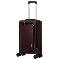 スーツケース FIT（フィット） 拡張タイプ 旅行日数目安：1～2泊 15L/拡張時35L TSAロック搭載 機内持ち込み可 静音ダブルキャスターフロントオープンキャリー ブラウン 6031-47-BR