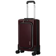 スーツケース FIT(フィット) 拡張タイプ 旅行日数目安:1~2泊 15L/拡張時35L TSAロック搭載 機内持ち込み可 静音ダブルキャスターフロントオープンキャリー ブラウン 6031-47-BR