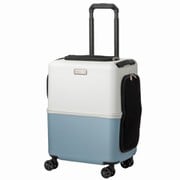 3001-M-BL-WH [ハードタイプペットキャリー PETiCO（ペチコ） iCO Mサイズ 37×28×47cm 13kgまで スカイブルー/ホワイト]