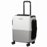 3001-M-GY-WH [ハードタイプペットキャリー PETiCO（ペチコ） iCO Mサイズ 37×28×47cm 13kgまで サンドグレー/ホワイト]