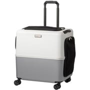3001-L-GY-WH [ハードタイプペットキャリー PETiCO（ペチコ） iCO Lサイズ 47×38×47cm 18kgまで サンドグレー/ホワイト]