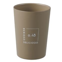 タンブラー コンビニカップ コーヒー 対応 480ml 保冷 保温 真空二重構造 シアーブラウン NM-188