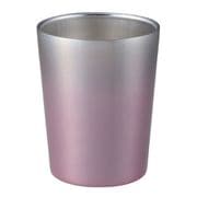 NM-174 [タンブラー コンビニカップ コーヒー 対応 380ml 保冷 保温 真空二重構造 グラデーション ウォームピンク]