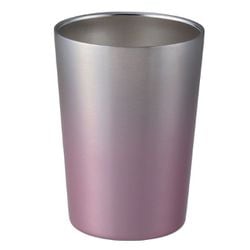 タンブラー コンビニカップ コーヒー 対応 480ml 保冷 保温 真空二重構造 グラデーション ウォームピンク NM-177