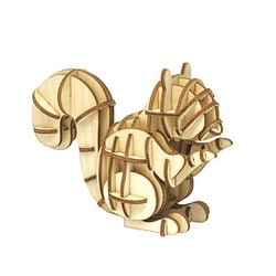 Wooden Art ki-gu-mi リス [クラフトトイ]
