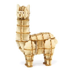 Wooden Art ki-gu-mi アルパカ [クラフトトイ]