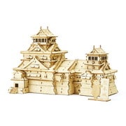 Wooden Art ki-gu-mi NEW熊本城（くまモンのプレート付） [クラフトトイ]