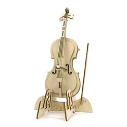 Wooden Art ki-gu-mi チェロ スマホスタンド [クラフトトイ]