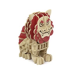 Paper Art si-gu-mi PLUS シーサー 吽 [クラフトトイ]