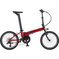 折りたたみ 電動アシスト自転車 Unio（ユニオ） 20インチ 9.5Ah 9段変速 アルミフレーム KEA093CM Garnet Red