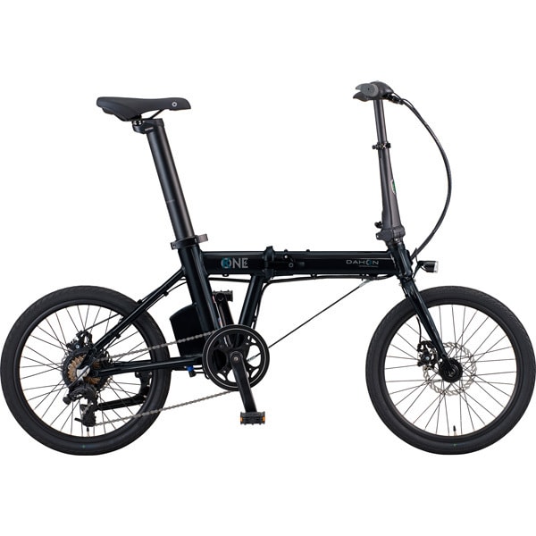 折りたたみ自転車 K-ONE（ケーワン） 20インチ 9.6Ah 7段変速 アルミフレーム FEA072RM Pブラック