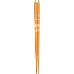 色えんぴつ ボーダー オレンジ 22.5cm