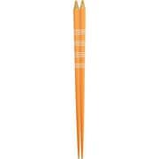 色えんぴつ ボーダー オレンジ 22.5cm