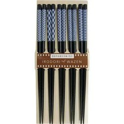 IRODORI WAZEN 藍小紋 5膳 22.5cm