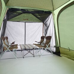 【3ルームテント】ロゴスneos 3ルームドゥーブル XL-BJ　デビルブロック neos/Tradcanvasデビルブロックルーム ST-BC(ドゥーブルXL用