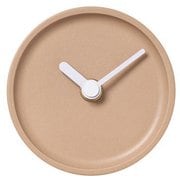 COLON：natural-04 杉浦製陶 SUGY CLOCK 置き時計 だいだい