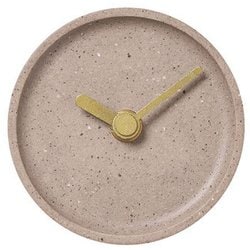 COLON：antique-12 杉浦製陶 SUGY CLOCK 置き時計 うすちゃ