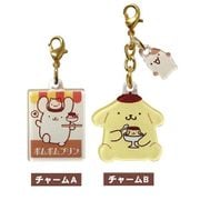 SAR-AC-PN サンリオキャラクターズ ファンシーレトロシリーズ アクリルチャームセット ポムポムプリン [キャラクターグッズ]