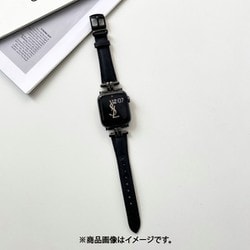 IQ-AW014B41-BK [Apple Watch 41/40/38mm リングベルト （014） Black]