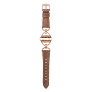 IQ-AW010B41-BR [Apple Watch 41/40/38mm リング クロコレザーベルト （010） ブラウン]