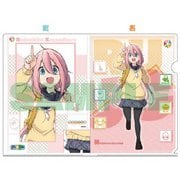 キャラクターグッズ ゆるキャン△ 社会科見学 描き下ろしクリアファイル 各務原なでしこ