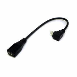 USBmicro L型ケーブル延長20cm 上L型 CA2201